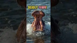 Hippo&rsquo;s &ldquo;Cute Yawn&rdquo; Could Kill You Instantly