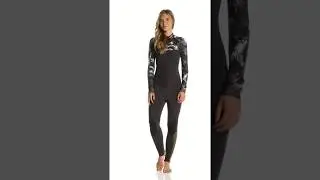 Billabong Women's 3/2mm Black Sands Surf Capsule Salty Dayz Chest Zip Full Suit... | SwimOutlet.com