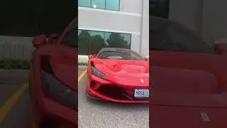 Amazing Cherry Red Ferrari Beside Candy Apple Green Lamborghini 🍎 🍏 🏎️🛸🔥