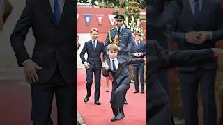 Prince Louis funny dancing #royal #princelouis #princewilliam