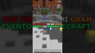 El PVP FINAL de mi EVENTO pt2.🔥 #shorts #eventos #minecraft #subscribe #minecraftpremium #pvp #sumo