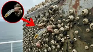 Barnacles on Ship | How Barnacles Are Removed From Ships | Ship Cleaning Process #barnacles 