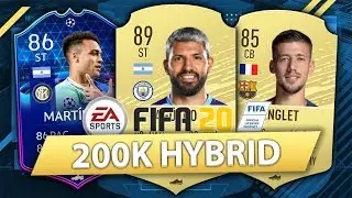 200K MARKET CRASH SQUAD BUILDER! FIFA 20 (INSANE 200K HYBRID)