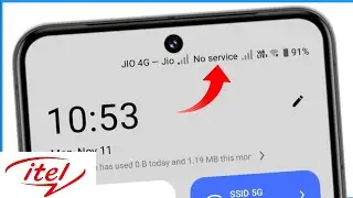 No Service Sim Card Itel Mobile | No Service Problem Itel