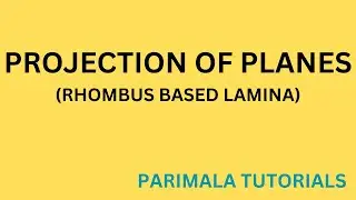 Projection of Planes_ Rhombus Lamina