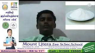 #HomeSchooling #Home_Activity #Science #Chemistry #Common_Salt #Baking_Powder #MLZSSS
