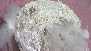 Wedding Keepsake Lace Book- SOLD