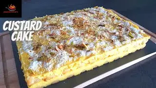 No Bake Custard Cake | Raman Cooks