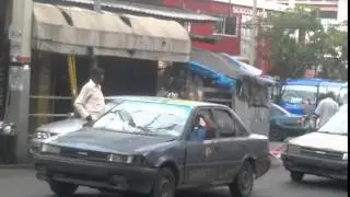Enjoying the slow revving of these taxi Toyotas