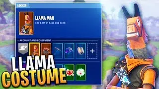 SECRET LLAMA MAN FREE SKIN!? (Collect 100 Loot Llamas) - Fortnite: Battle Royale