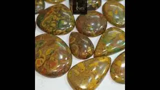 Natural Fruit Jasper Cabochon gemstone, Fruit jasper stone Loose cabochon gemstone.
