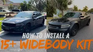 КАК УСТАНОВИТЬ КОМПЛЕКТ ШИРОКОГО ОБЪЕМА НА DODGE CHARGER