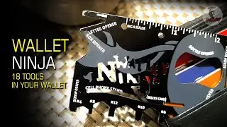 Wallet Ninja 18-in1 Tool in Your Wallet #walletninja