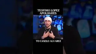 Teofimo sorry after comments made about Canelos camp #teofimolopez #canelo #boxing #viral #fyp