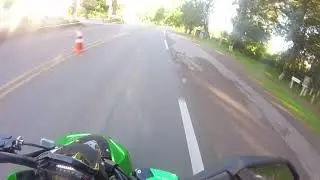 z1000 x cb1000R  escape aberto