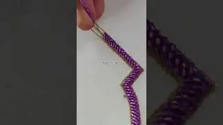 cut beads loading stitch | aari work for beginners #shorts #aari #shortsvideo #song #bollywood #song