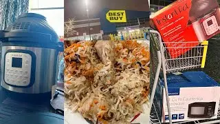 Muradabadi Chicken Biryani Recipe and Electronic shopping delight in America | Bihari Couple in USA