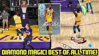 DIAMOND MAGIC JOHNSON! GREATEST POINT GUARD OF ALL TIME! NBA 2K18 MYTEAM GAMEPLAY