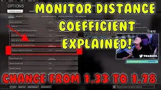 Monitor Distance Coefficient EXPLAINED(ADS Mouse Sensitivity - Relative) Call of Duty Modern Warfare