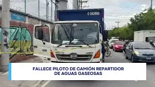 Fallece piloto de cami&oacute;n repartidor de aguas gaseosas