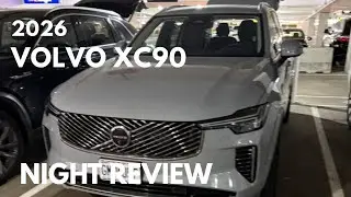 Обзор ночного освещения VOLVO XC90 2026 года