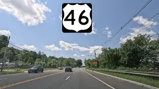 ⁴ᴷ⁶⁰ Driving US Route 46 from Netcong, NJ to Hackettstown, NJ