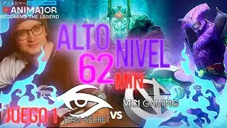 DOTA DE ALTO NIVEL 62 MINUTOS DE FULL SKILL | SECRET VS VICI GAMING | BO2 | #ANIMAJOR | JUEGO 2