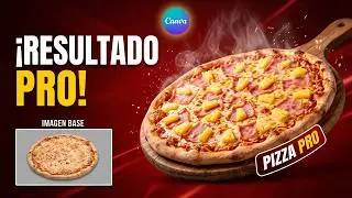 Anuncio de Comida PRO en Canva 🍕🔥 | Transform Image Paso a Paso