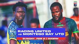 Live: Racing United vs Montego Bay United | Jamaica Premier League |
