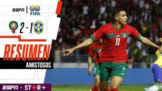 &iexcl;MARRUECOS Y UN TRIUNFO HISTORICO SOBRE LA VERDEAMARELA! | Marruecos 2-1 Brasil | RESUMEN