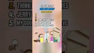 Ranking Top 5 Best Rick & Morty🔥 #rickandmorty #adultswim #fyp #tiktok #cartoon #usa