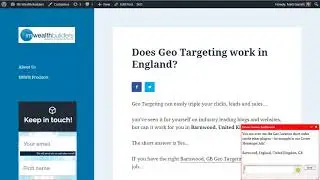 Covert Geo Targeter Demo - Increase conversion rate on ANY BLOG