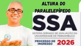 SSA 1, 2026.1 ALTURA DO PARALELEPIPEDO