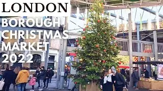 LONDON CHRISTMAS SHOPPING ENGLAND CHRISTMAS BOROUGH MARKET WALK 4K #london #walking #christmas