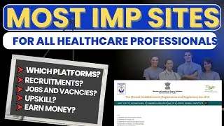 MOST IMP SITES AND PLATFORMS FOR HCP DOCTORS PHARMACISTS NURSES STANDARD TREATMENT GUIDELINES