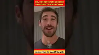 BBL Commentators Shocked on Mitchell starc Ipl Auction Price...😱 #shorts