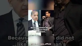Пакистану не понравилось заявление Салмана Кхана 😮😐 #шорты