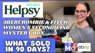 WHAT SOLD in 90 Days? - Helpsy Source Abercrombie & Fitch Women's Secondhand Clothing Mystery Box