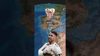From Sevilla to Paris: The Unforgettable Clubs of Sergio Ramos! #SergioRamos #Football #elclasico