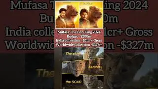 Mufasa The Lion King Box office Collection #cinemaandcollection #boxofficecollection #ytshorts