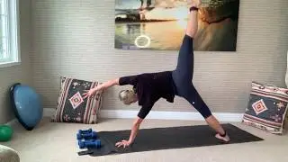 60 min | Yoga Sculpt #1 | Light+Medium Dumbbells | Yoga+Fitness