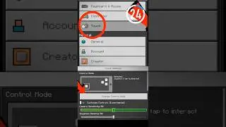 Best Minecraft PE Controls 1.20.51 in 30 sec (Android/iOS)#minecraft #mcpe #control