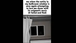 Me when the entity in my bathroom window is once again attempting to lure me closer with its enigma