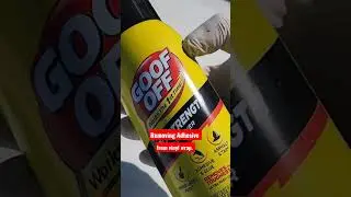 Best Adhesive Remover |Goof off | #youtubeshorts #goofoff