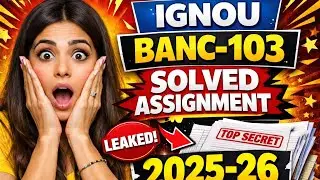 BANC 103 Solved Assignment 2025-26 | Human Origin and Evolution Solution 