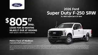 Ford Super Duty F-250 SRW 02/01/2026 6860412