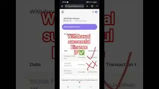 Cross market New update withdrawal successful 💯✅#crossmarket #binance #withdrawal