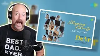 Sleeping Beauty Lyrical Song Reaction | DeAr | GV | Aishwarya Rajesh | Dad's Den