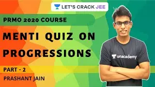 Menti Quiz on Progressions Part - 2 | PRMO 2020 Course | Prashant Jain