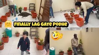 Finally Lag Gaye Podhe | Garima Vlogs Patiala